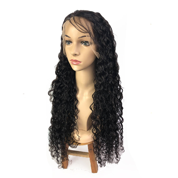 1b Water Wave Front Lace Wig