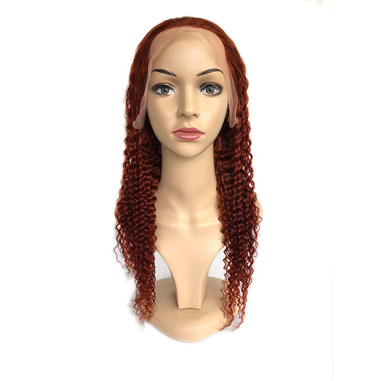 350#   Kinky Curly Front Lace Wig