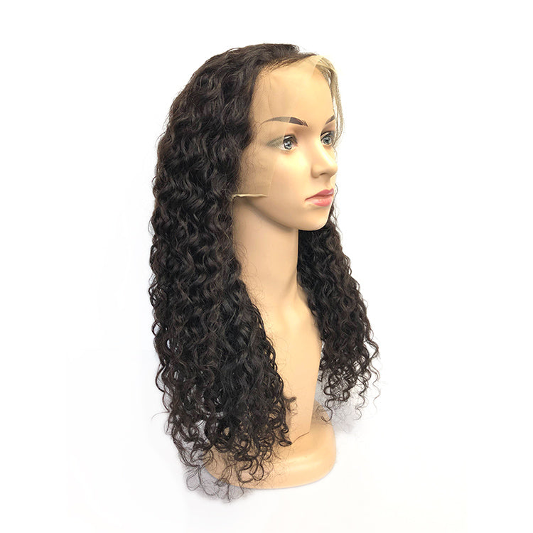 1b Water Wave Front Lace Wig