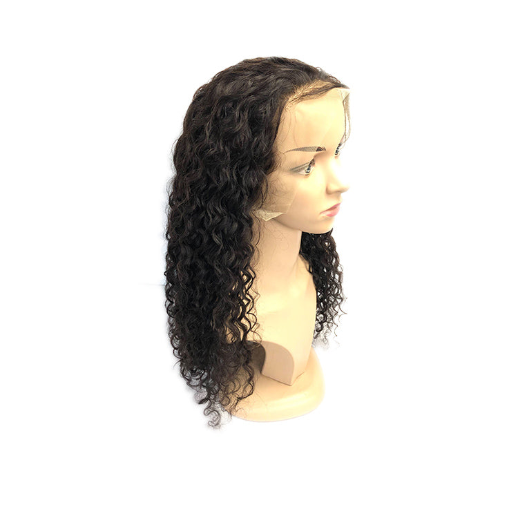 1b Water Wave Front Lace Wig