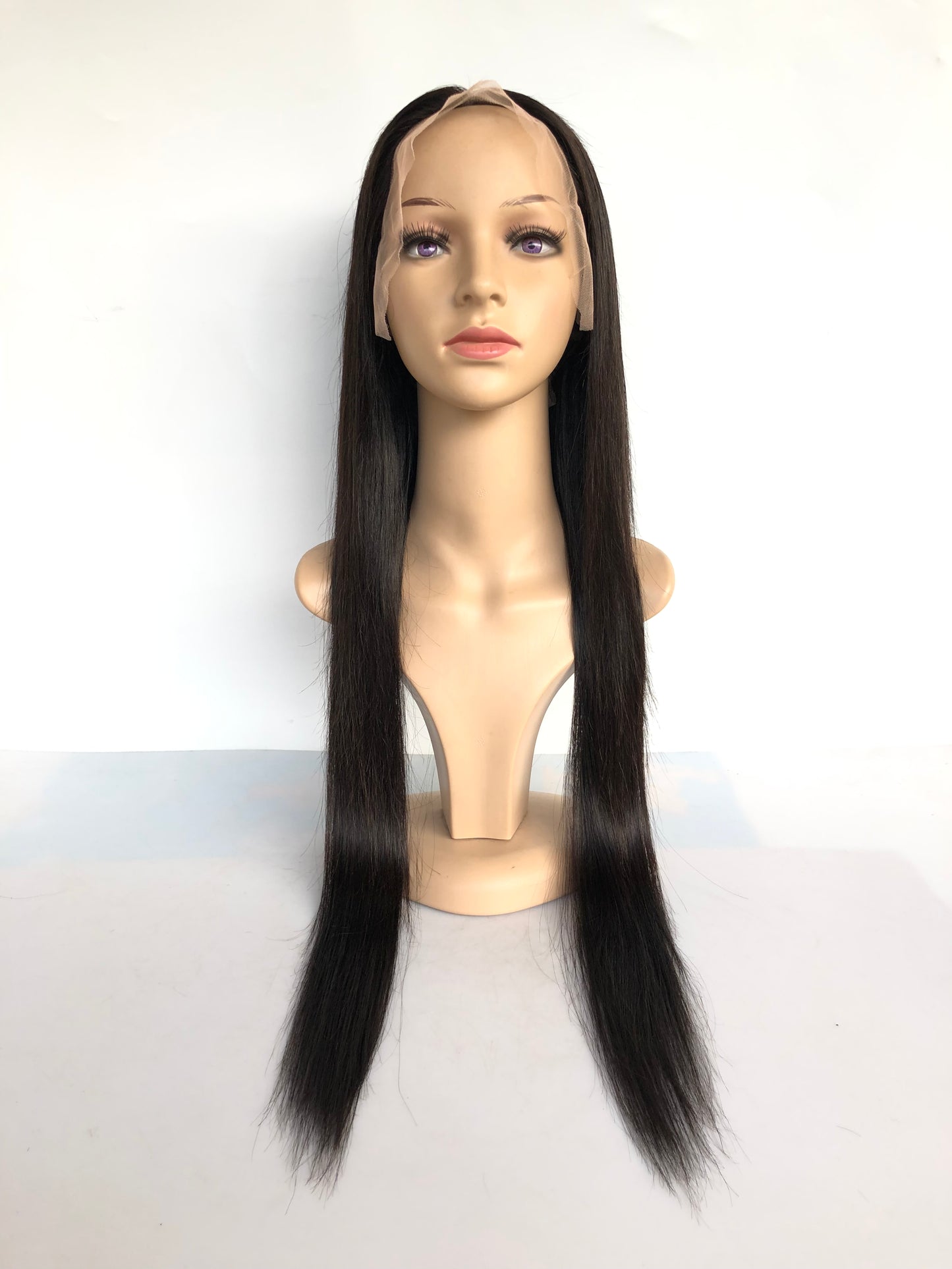 Straight Front Lace Wig Natural Color