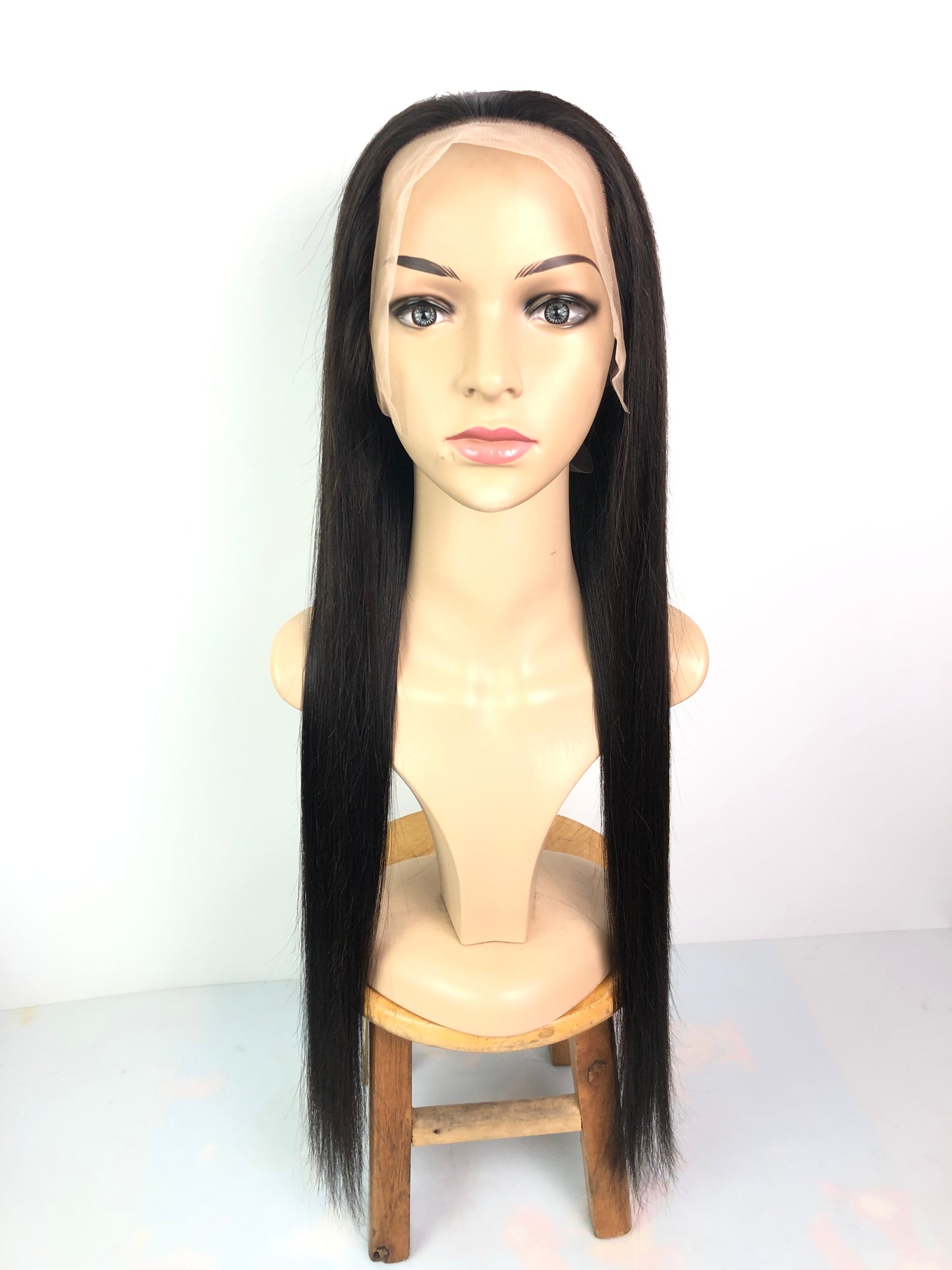 Straight Front Lace Wig Natural Color