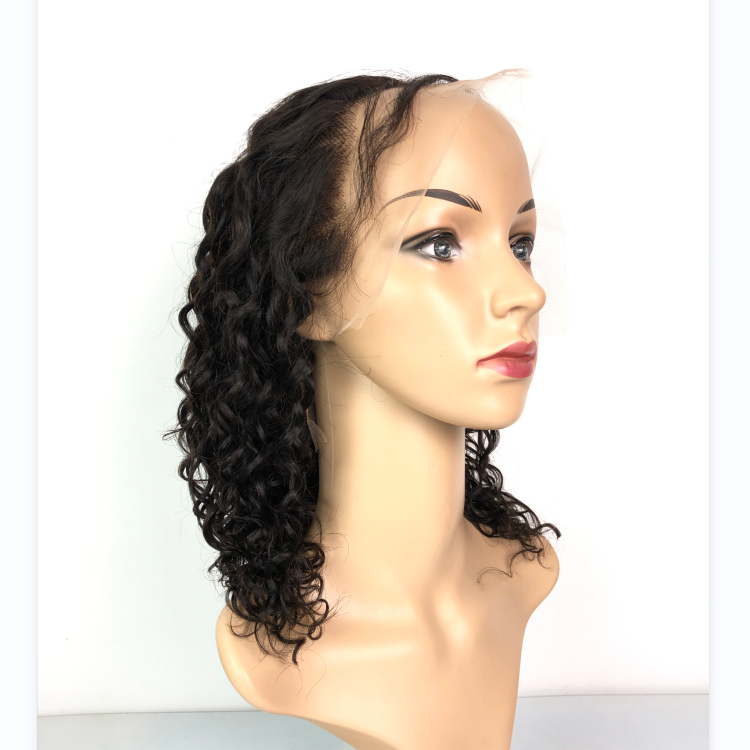 1b Water Wave Front Lace Wig