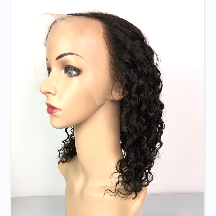 1b Water Wave Front Lace Wig