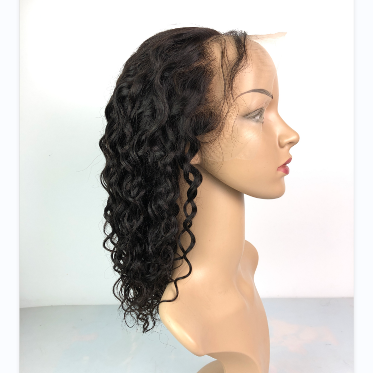 1b Water Wave Front Lace Wig