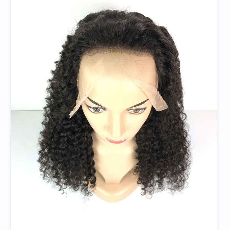 1b  Deep Curly Front Lace Wig