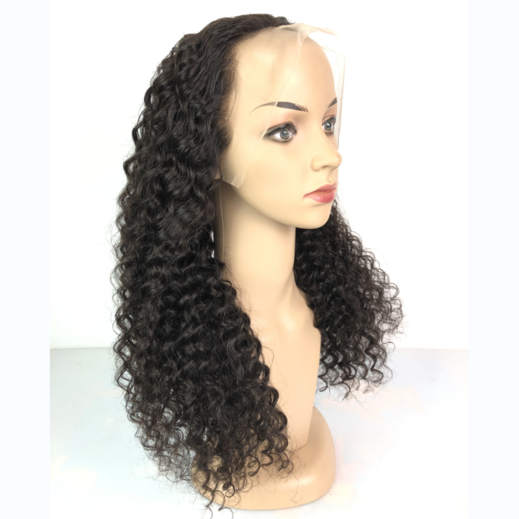 1b  Deep Curly Front Lace Wig