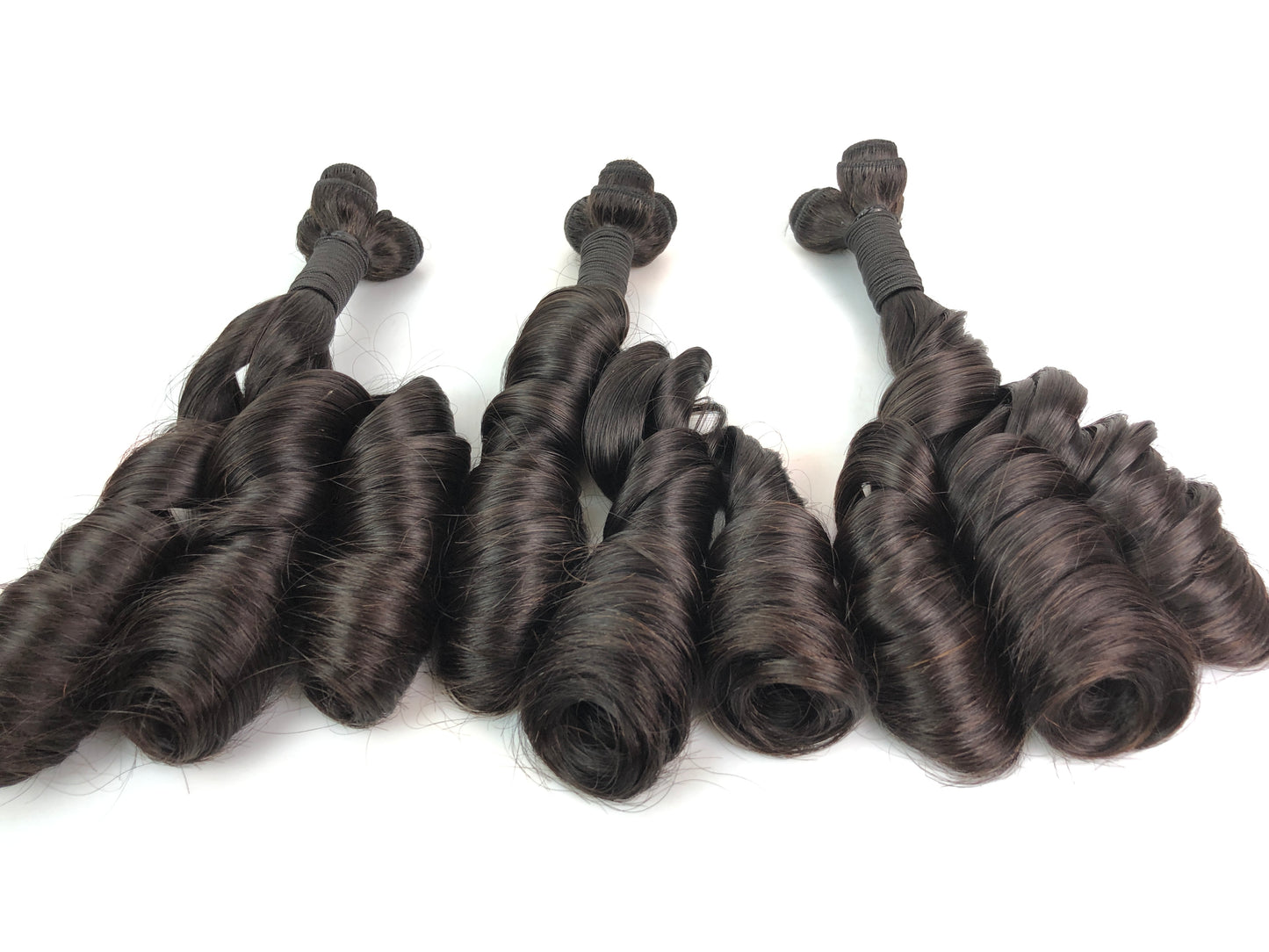 1b  20inch Rose Curly Bundles