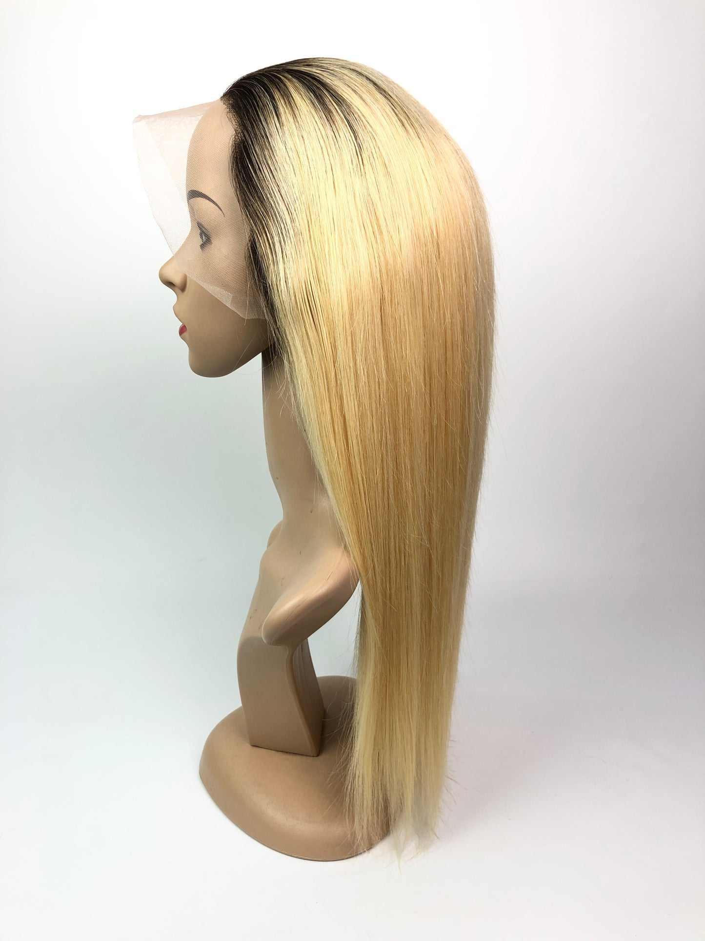 Highlight 1b/613#  Stright Front Lace Wig