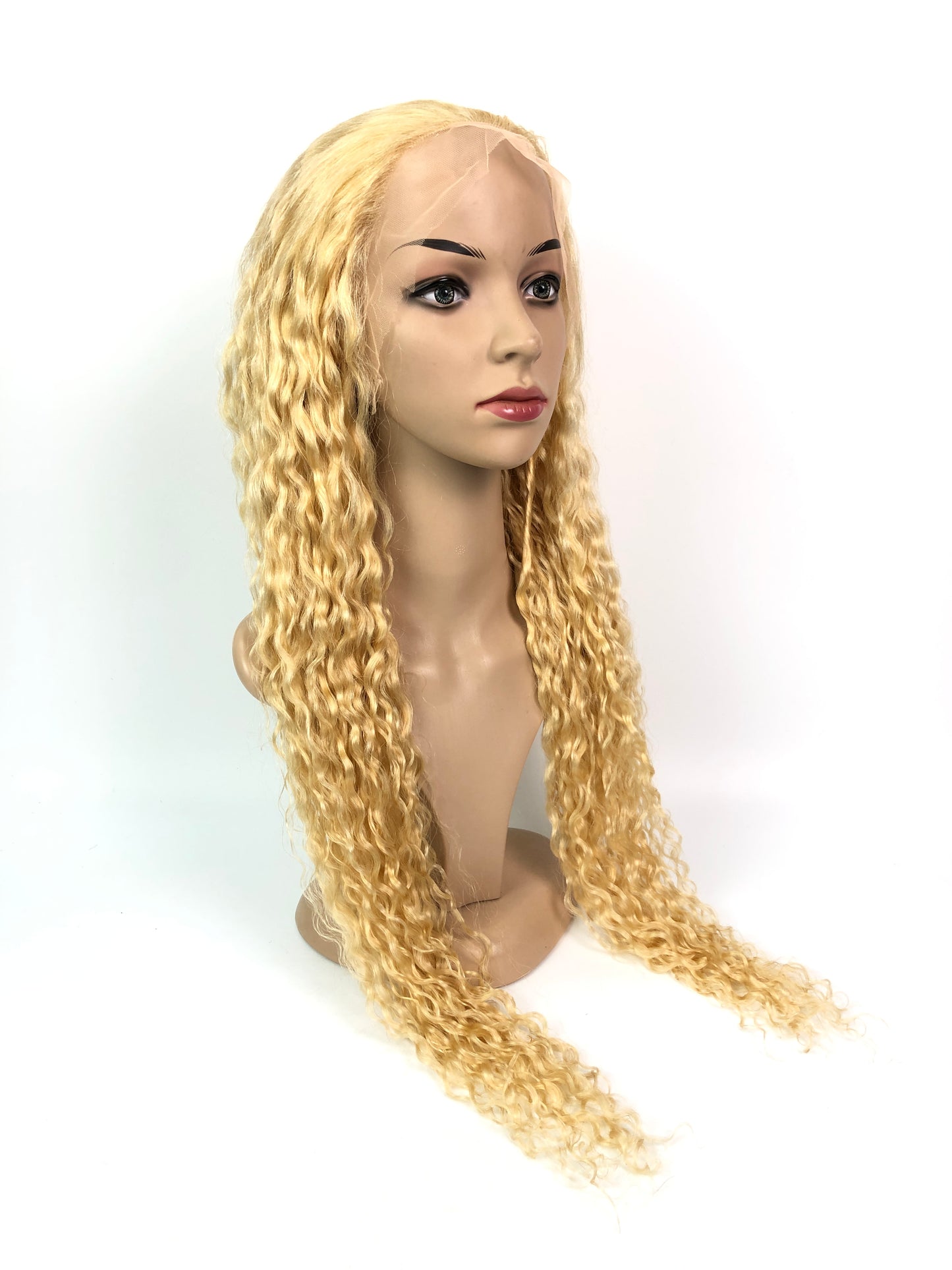 613#  Water Wave Front Lace Wig