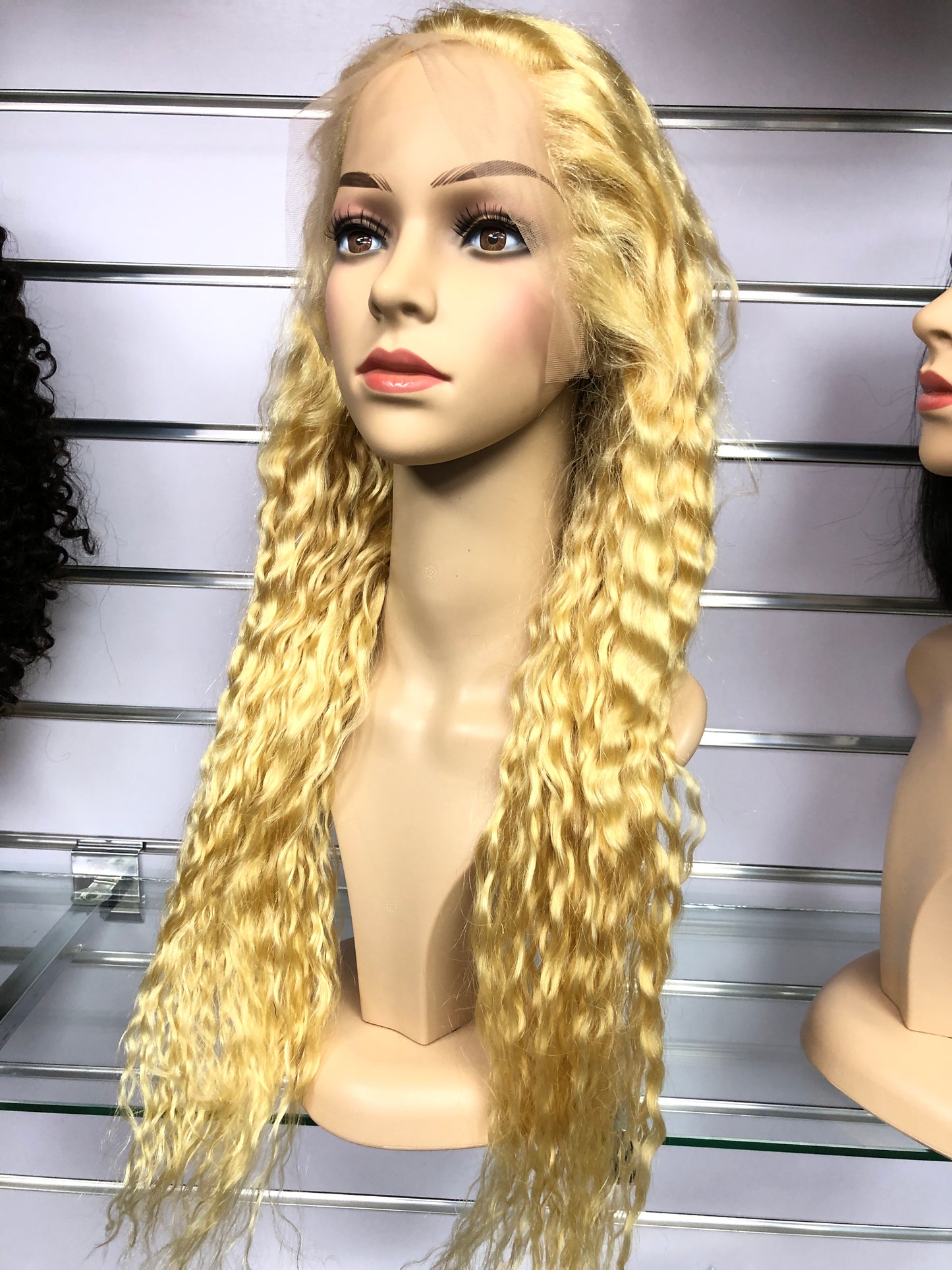 613#  Water Wave Front Lace Wig