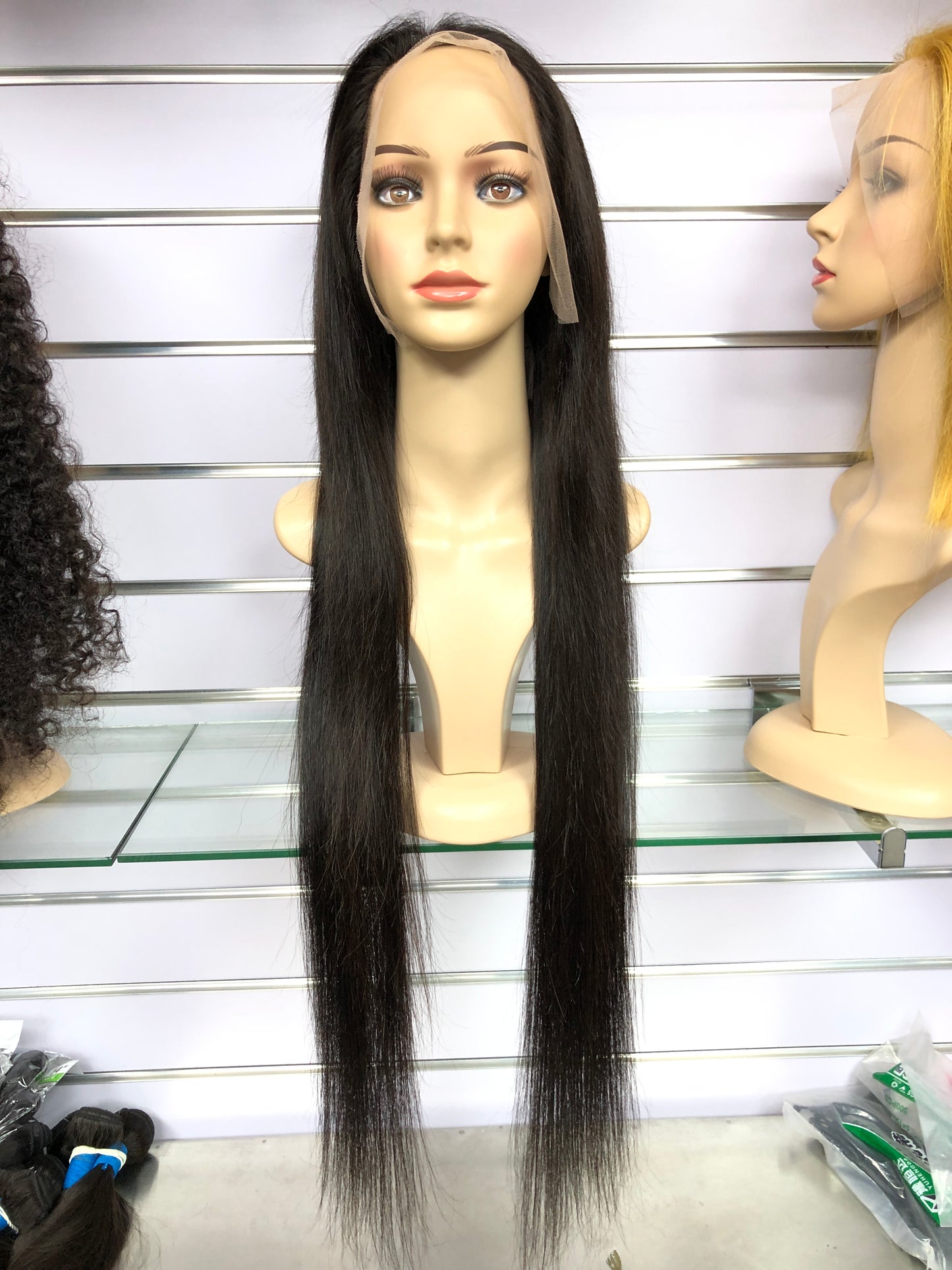 Straight Front Lace Wig Natural Color