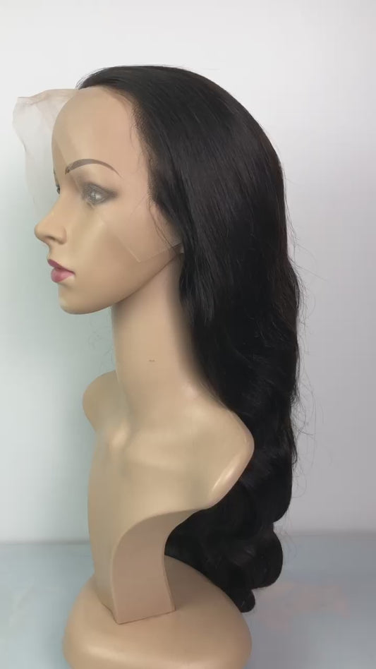 13x4 Front Lace Body Wig Natural Color