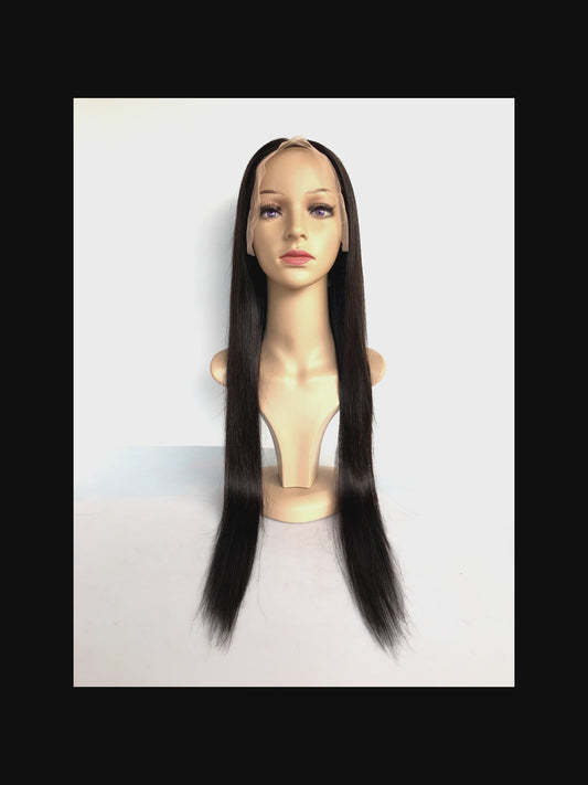 Straight Front Lace Wig Natural Color